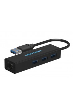 Bộ chuyển đổi USB 3.0 to Lan + 3 Port USB 3.0 Vention VAS-J42-N